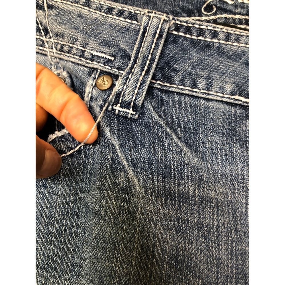Adiktd Jeans Women's‎ Size 6 Blue Bootcut Embellished Pockets Western Cowgirl - Picture 4 of 15